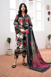 BAROQUE - 3PC LAWN DIGITAL PRINT SHIRT & TROUSER WITH VOIL DIGITAL PRINT DUPATTA -PFS-533