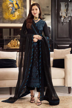 ASIM JOFA- 3PC LAWN EMBROIDERED SHIRT WITH BAMBER CHIFFON EMBROIDERED DUPATTA -PFS-557