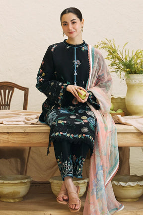 COCO BY ZARA SHAH JAHAN - 3PC LAWN EMBROIDERED SHIRT WITH PRINTED DUPATTA AND TROUSER -PFS-547